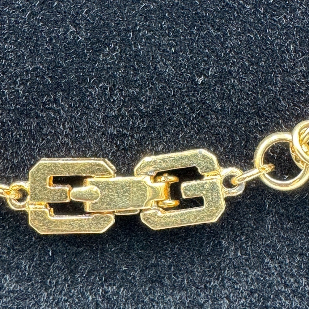 Givenchy  vmVintage  Gold Plated Byzantine Chain  Necklace Choker - Picture 8 of 11